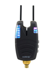 Сигнализатор поклевки Hirisi b1139 (Snag bar, ночная подсветка, влагозащита) с радиомодулем, возможность привязки в комплект с пейджером, синий, Синий, 1 шт