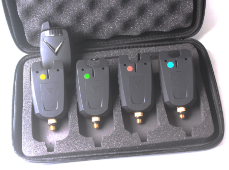 Набір сигналізаторів клювання Lixada JY-68 з пейджером, комплект 4+1, в кейсі для транспортування, 4+1